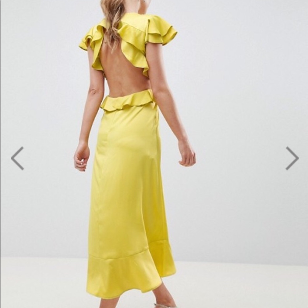 Asos Midi Open Back Dress